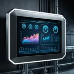 futuristic hmi panel